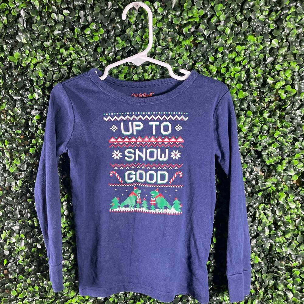 Cat & Jack, Boys Blue Pajama Top, Size 5T